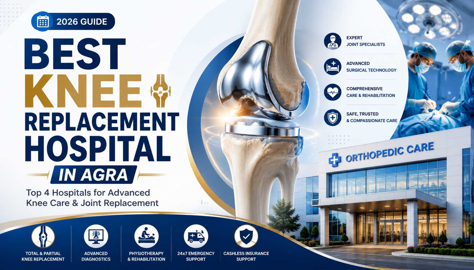 Best Knee Replacement Hospitals in Agra